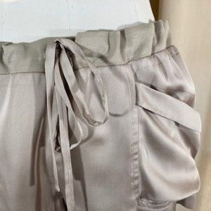 Satin Drawstring Shorts